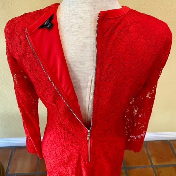 Guess, Long-Sleeve Lace Dress - Picture 6 of 7